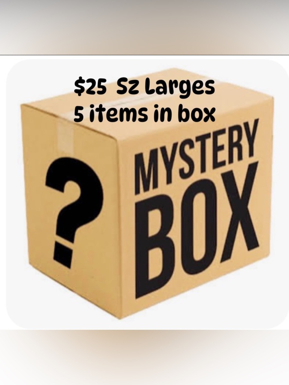 Mystery Box - Assorted Items in Tan Box